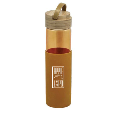 Bamboo Lids Glass Bottle