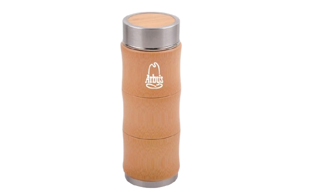 BAMBOO STAINLESS STEEL BOTTLE