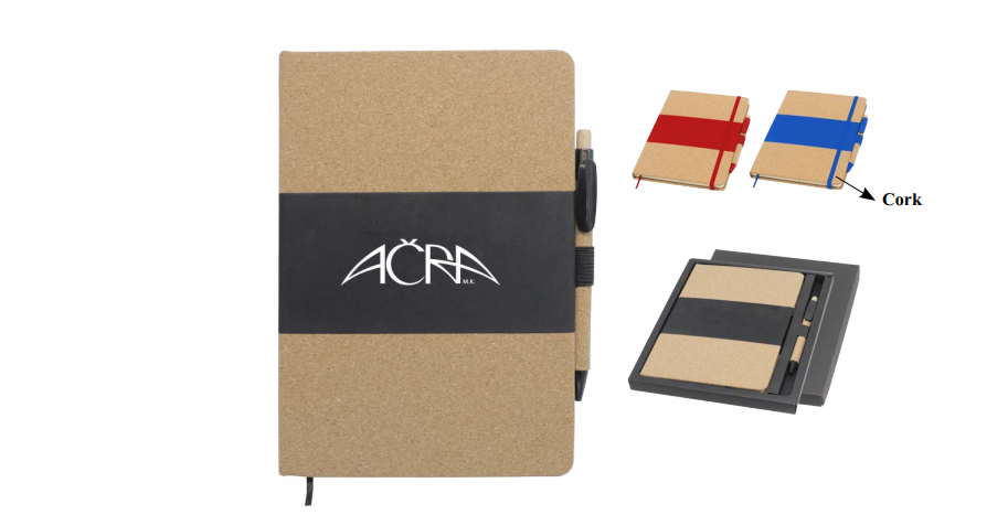 A5 CORK COVER NOTEBOOK