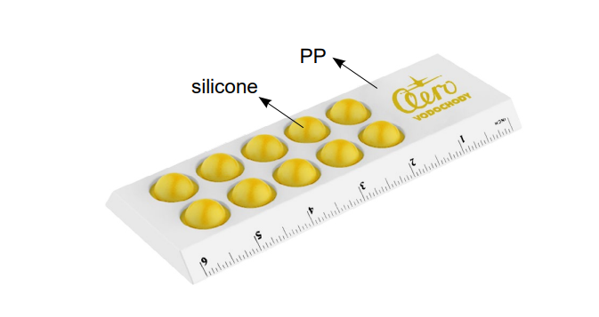 RULER WITH POP PUSH BUBBLE